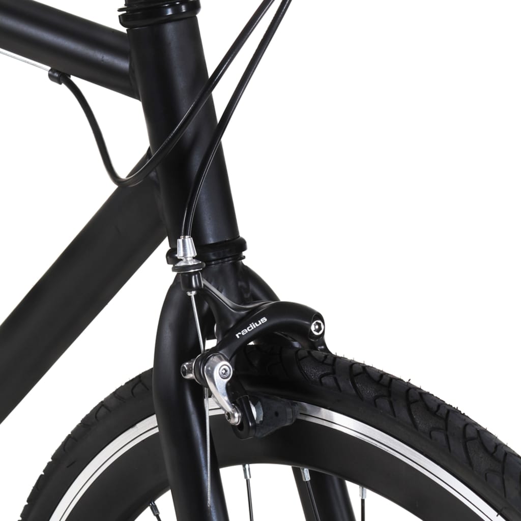 cykel 1 gear 700c 55 cm sort