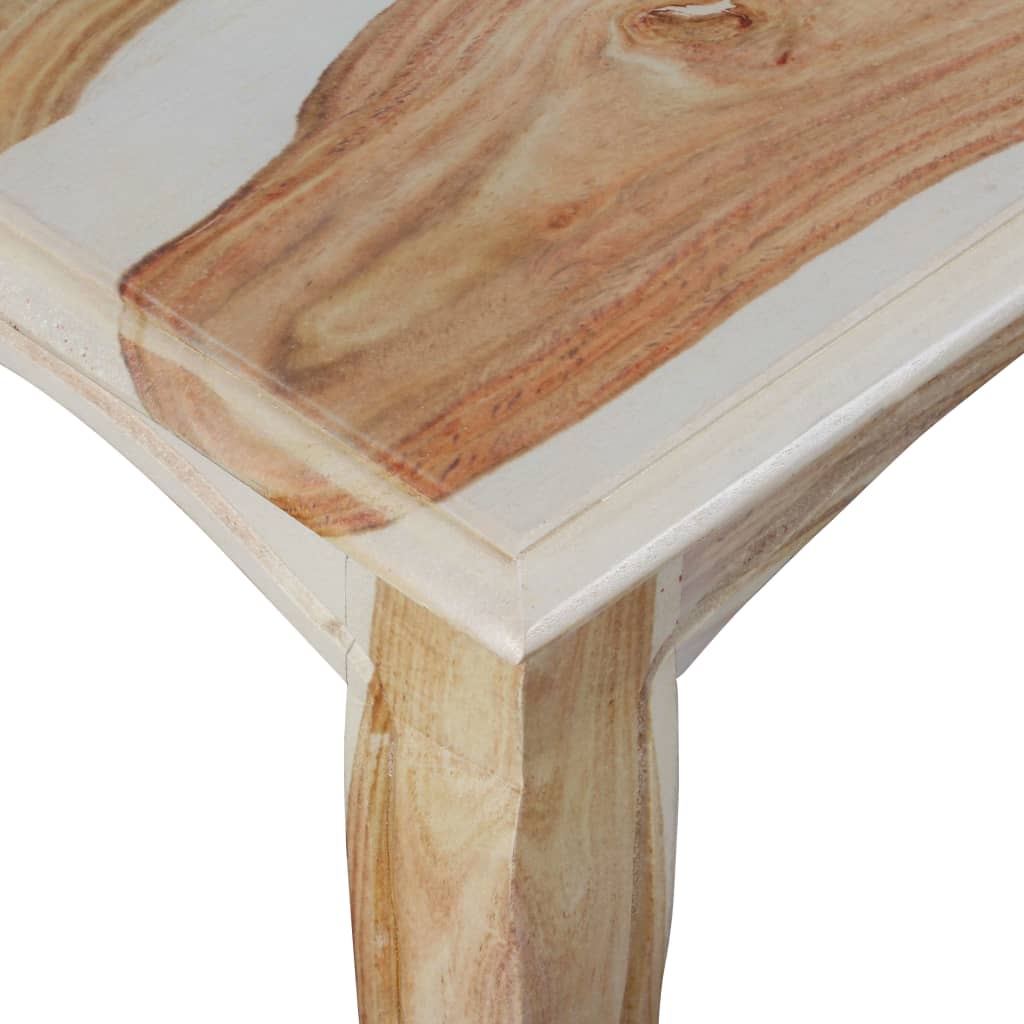 konsolbord med 3 skuffer massivt sheeshamtræ 110 x 40 x 76 cm