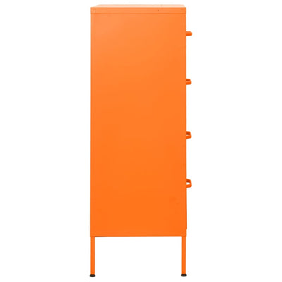 kommode 80x35x101,5 cm Orange