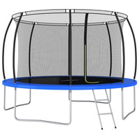 trampolinsæt 366x80 cm 150 kg rund