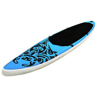 oppusteligt paddleboardsæt 320x76x15 cm blå