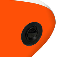 oppusteligt paddleboardsæt 305x76x15 cm orange