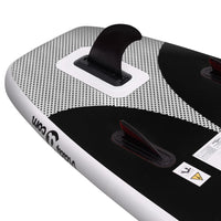 oppusteligt paddleboardsæt 360x81x10 cm sort